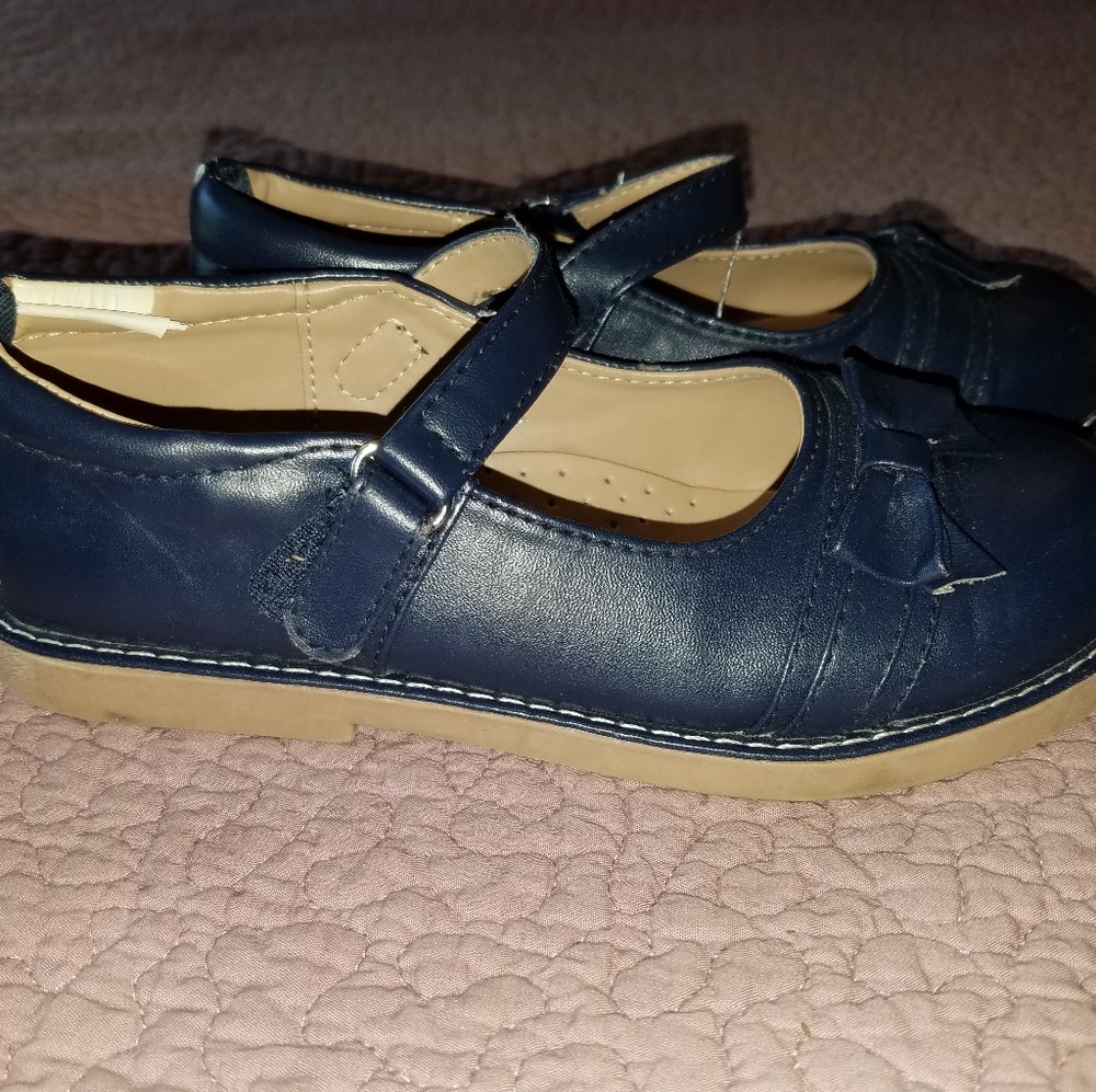 Gymboree Navy Mary Jane Flats with Bows